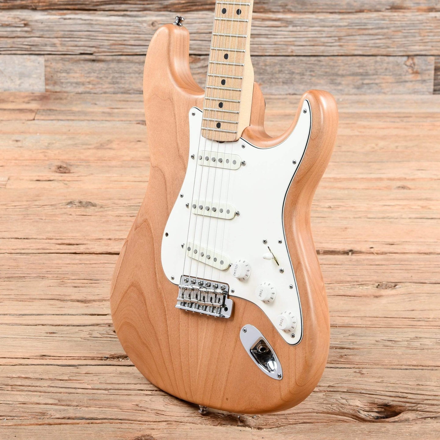 Fender Custom Shop Custom Stratocaster Satin Natural 2007 Electric Guitars / Solid Body
