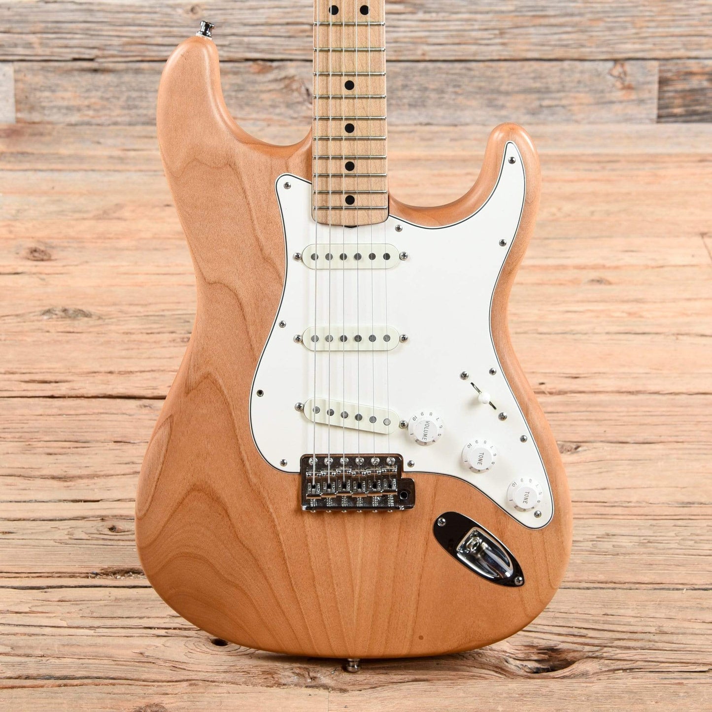 Fender Custom Shop Custom Stratocaster Satin Natural 2007 Electric Guitars / Solid Body