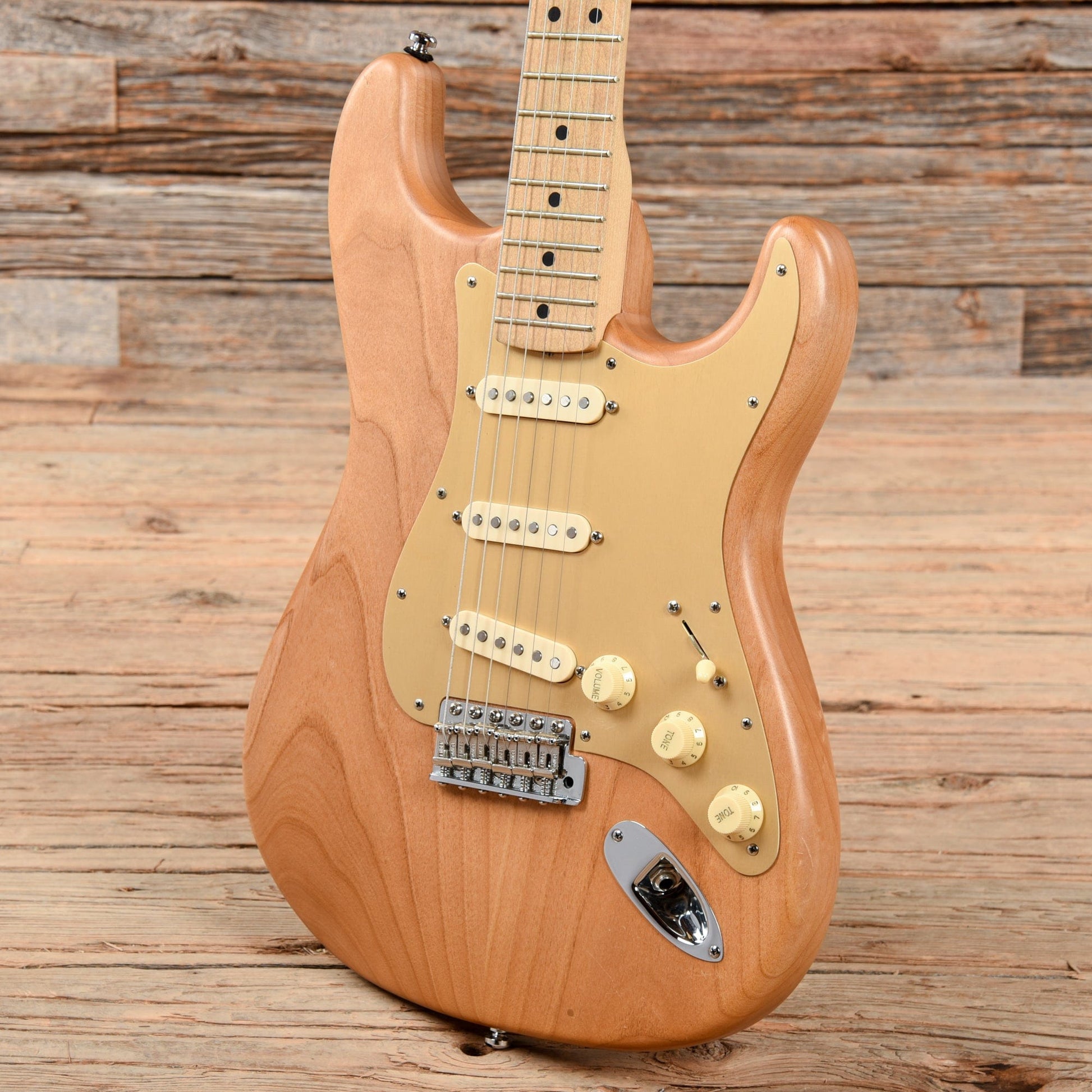 Fender Custom Shop Custom Stratocaster Satin Natural 2007 Electric Guitars / Solid Body