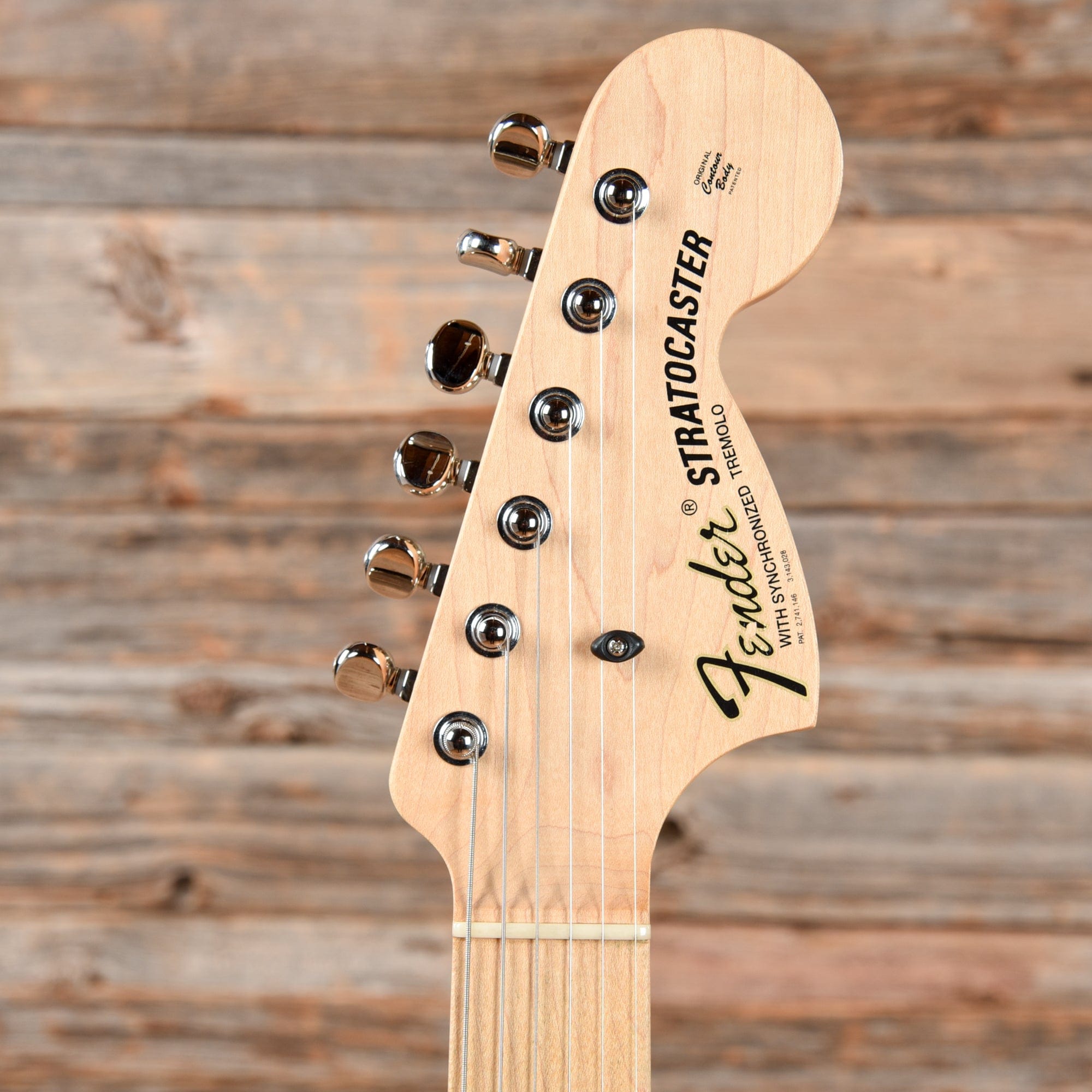 Fender Custom Shop Custom Stratocaster Satin Natural 2007 Electric Guitars / Solid Body