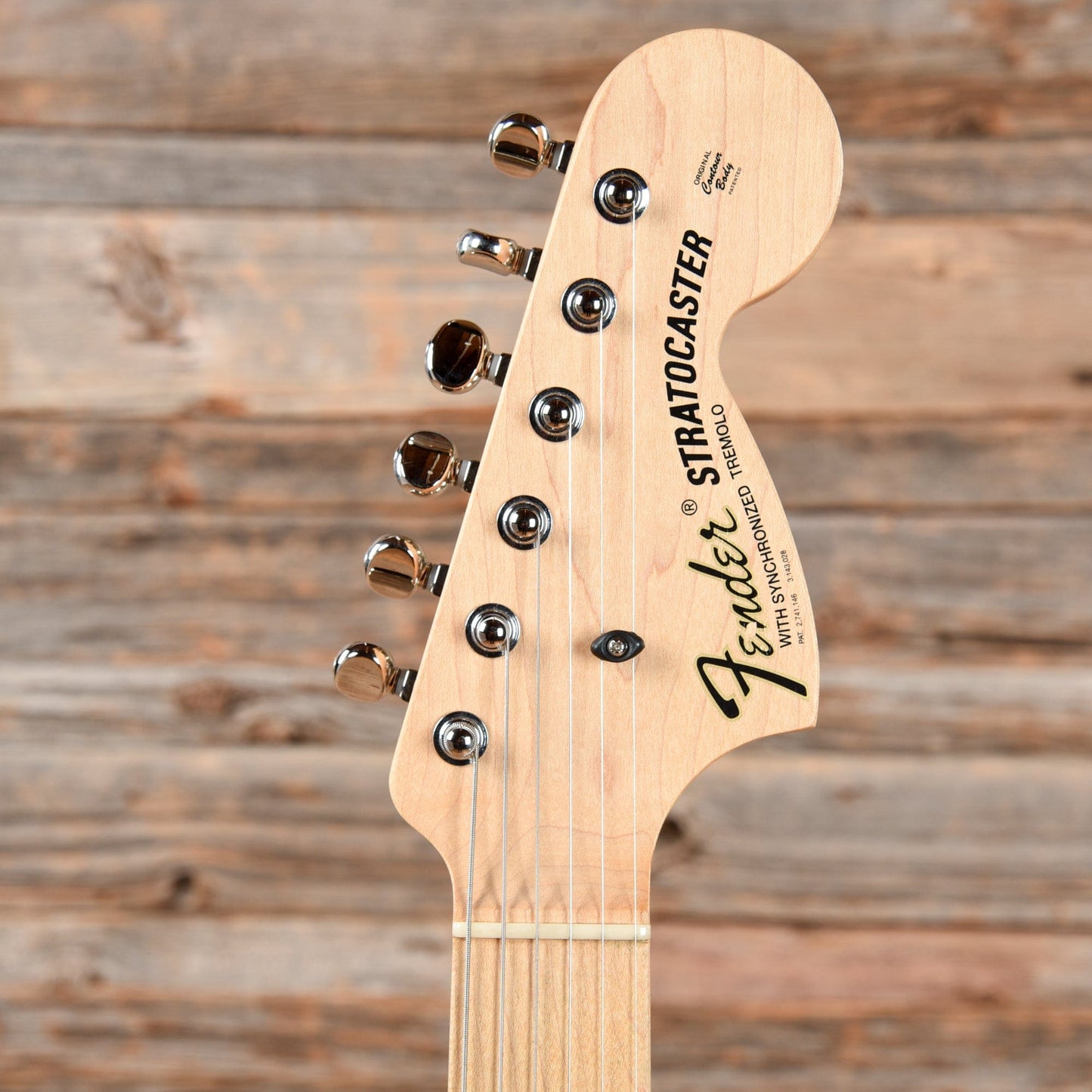 Fender Custom Shop Custom Stratocaster Satin Natural 2007 Electric Guitars / Solid Body