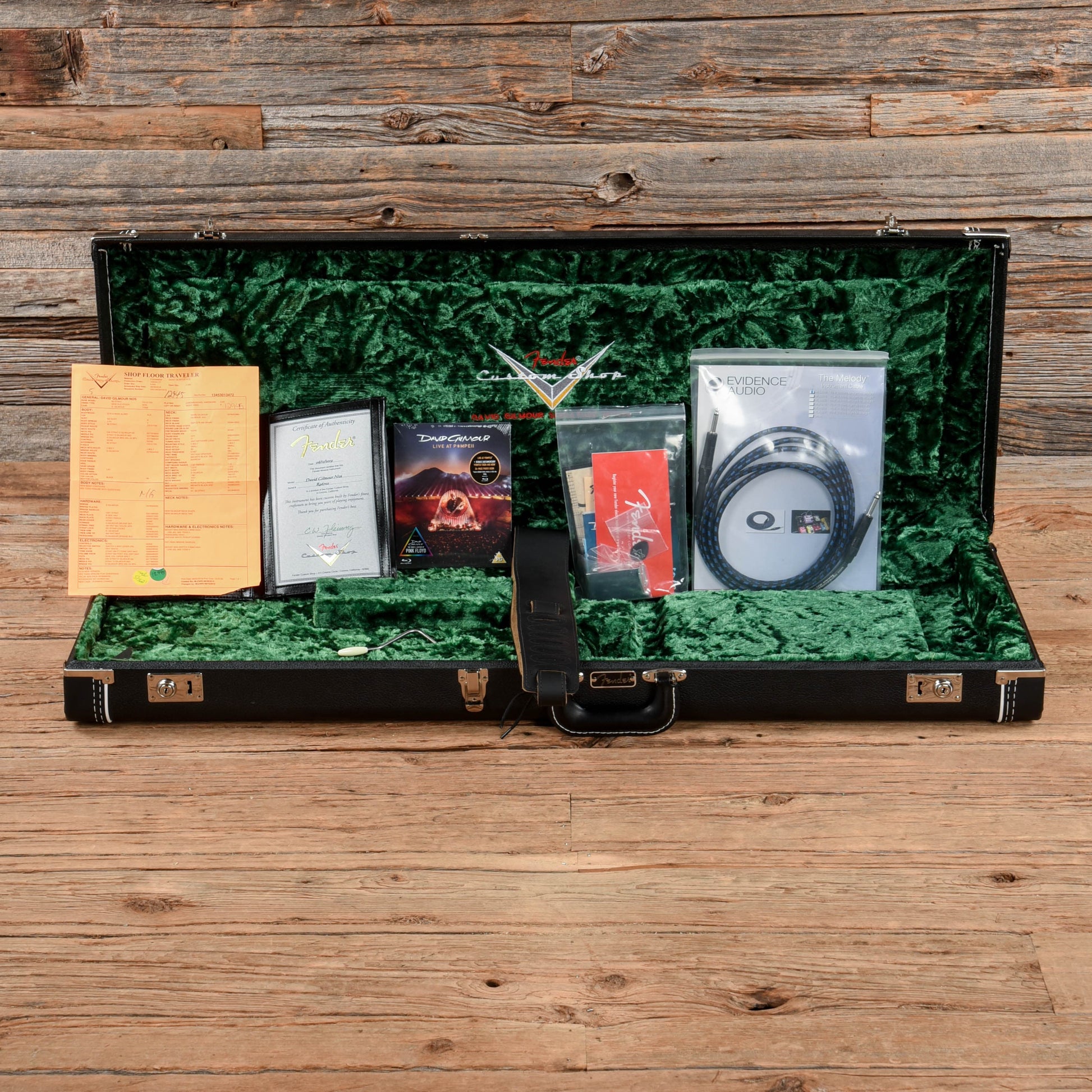 Fender Custom Shop David Gilmour Stratocaster NOS Black Electric Guitars / Solid Body