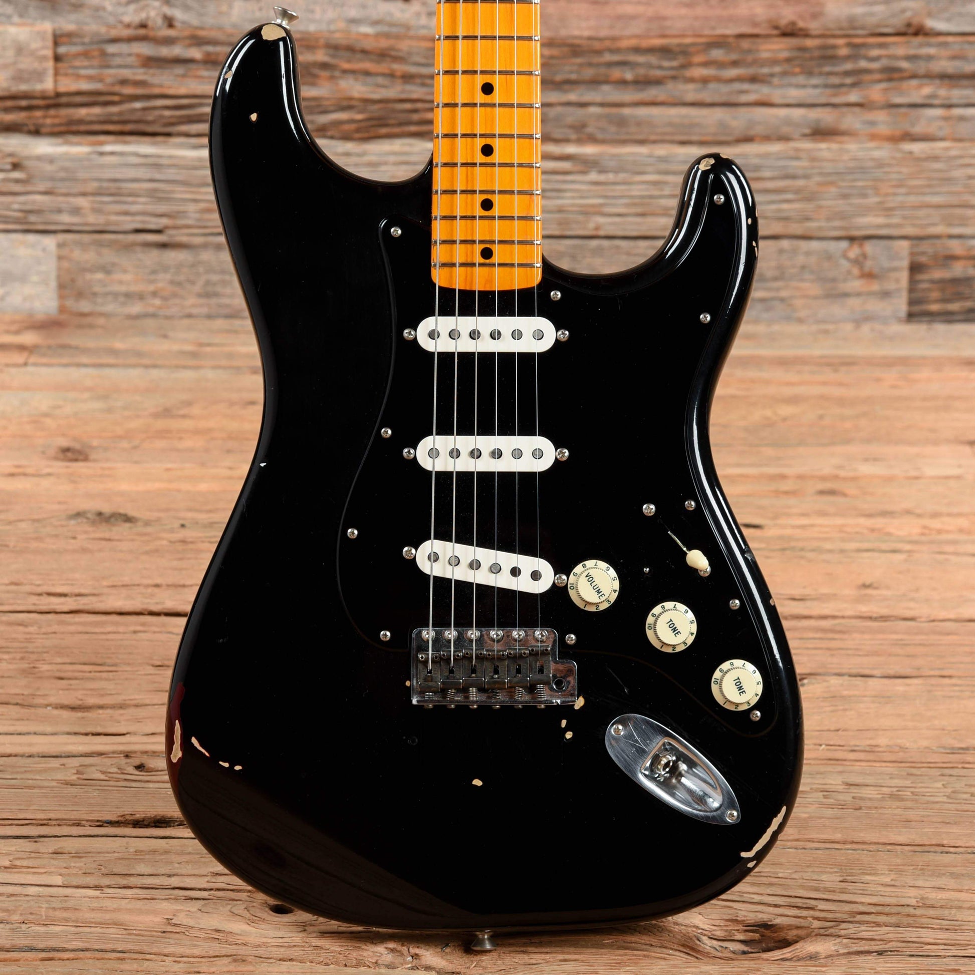 Fender Custom Shop David Gilmour Stratocaster Relic Black 2016 Electric Guitars / Solid Body