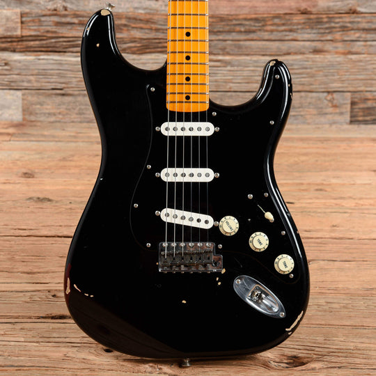 Fender Custom Shop David Gilmour Stratocaster Relic Black 2016 Electric Guitars / Solid Body