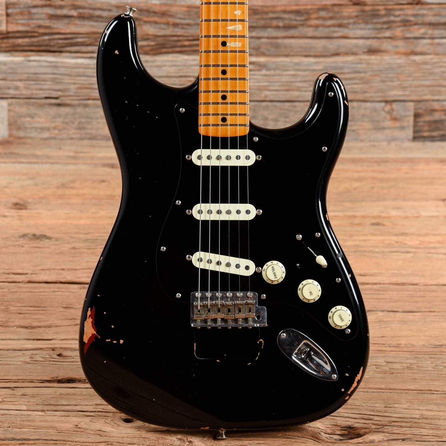 Fender Custom Shop David Gilmour Stratocaster Relic Black 2021 Electric Guitars / Solid Body