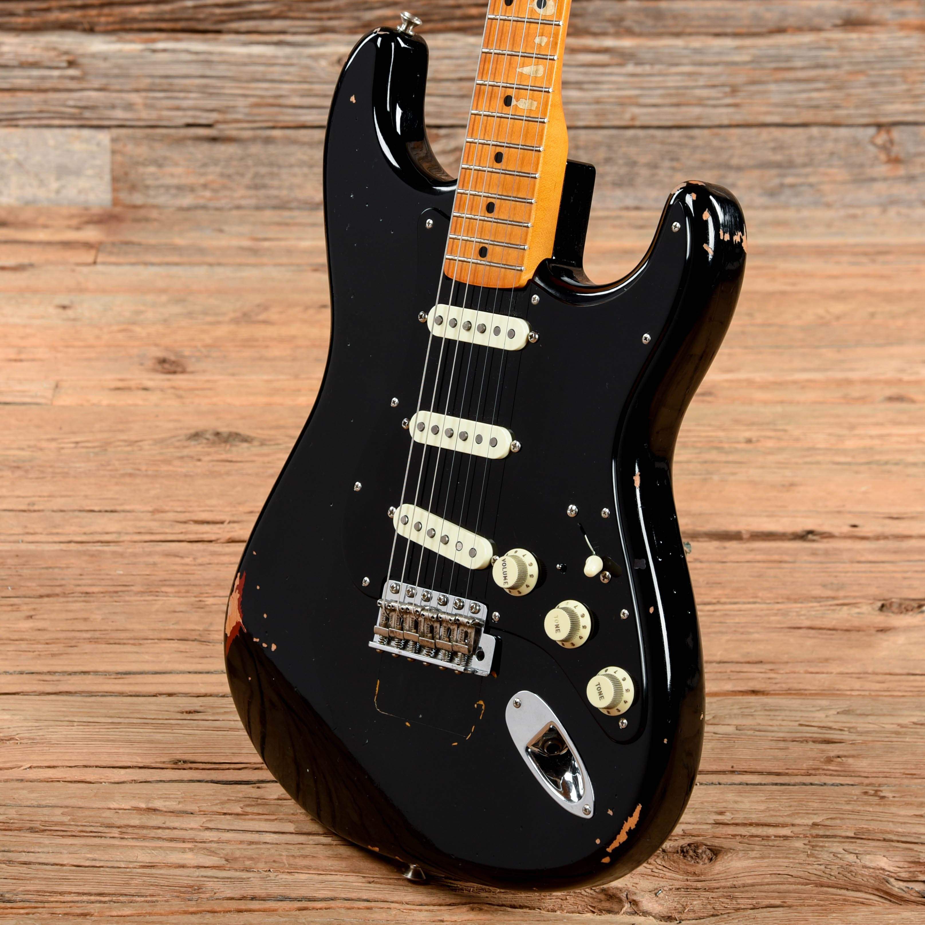 Fender Custom Shop David Gilmour Stratocaster Relic Black 2021 Electric Guitars / Solid Body