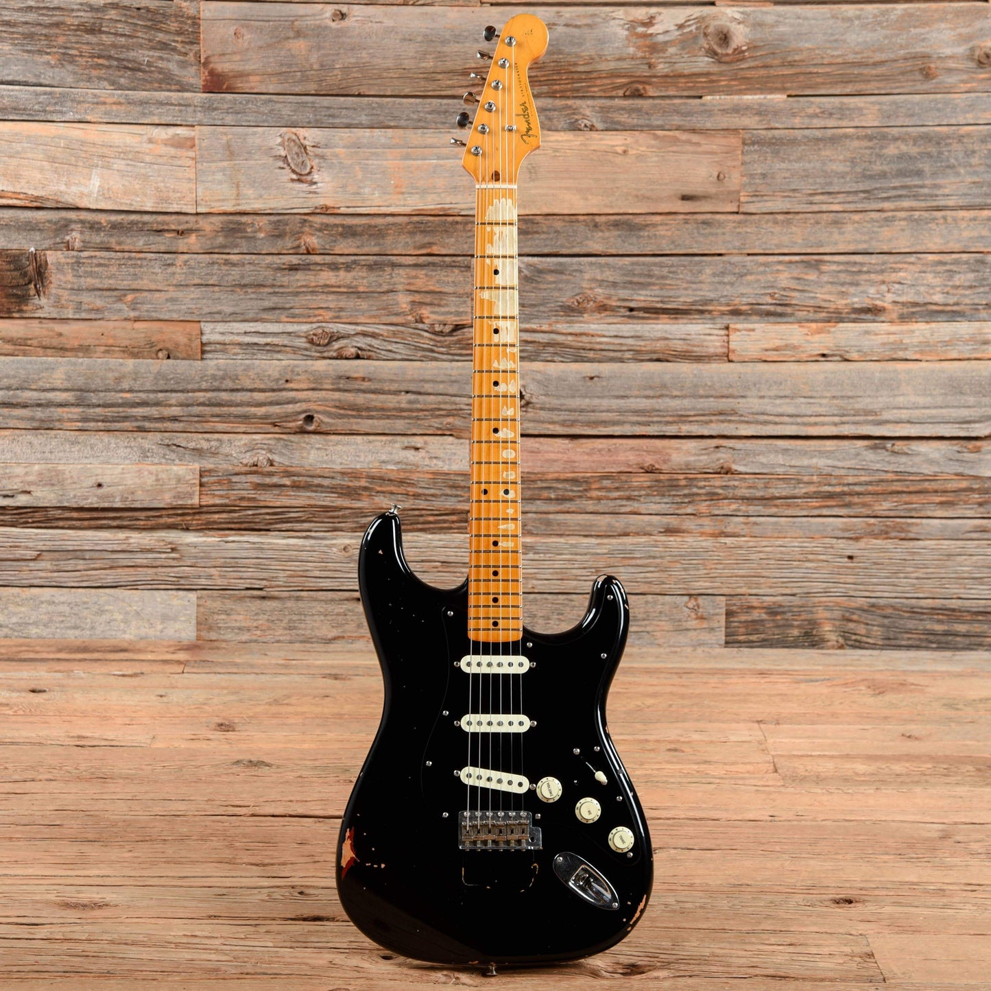 Fender Custom Shop David Gilmour Stratocaster Relic Black 2021 Electric Guitars / Solid Body