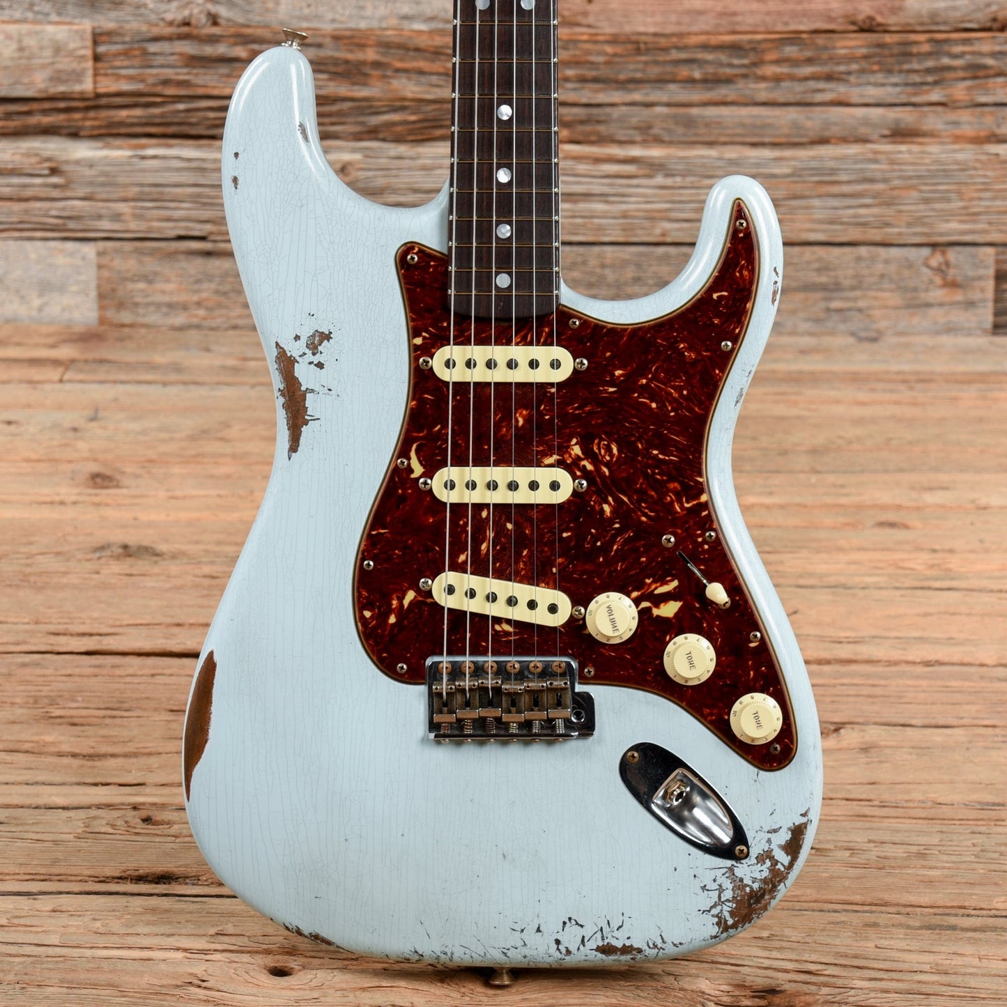 Fender Custom Shop Empire 1967 Stratocaster Relic Sonic Blue 2021 Electric Guitars / Solid Body