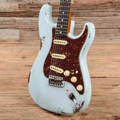 Fender Custom Shop Empire 1967 Stratocaster Relic Sonic Blue 2021 Electric Guitars / Solid Body