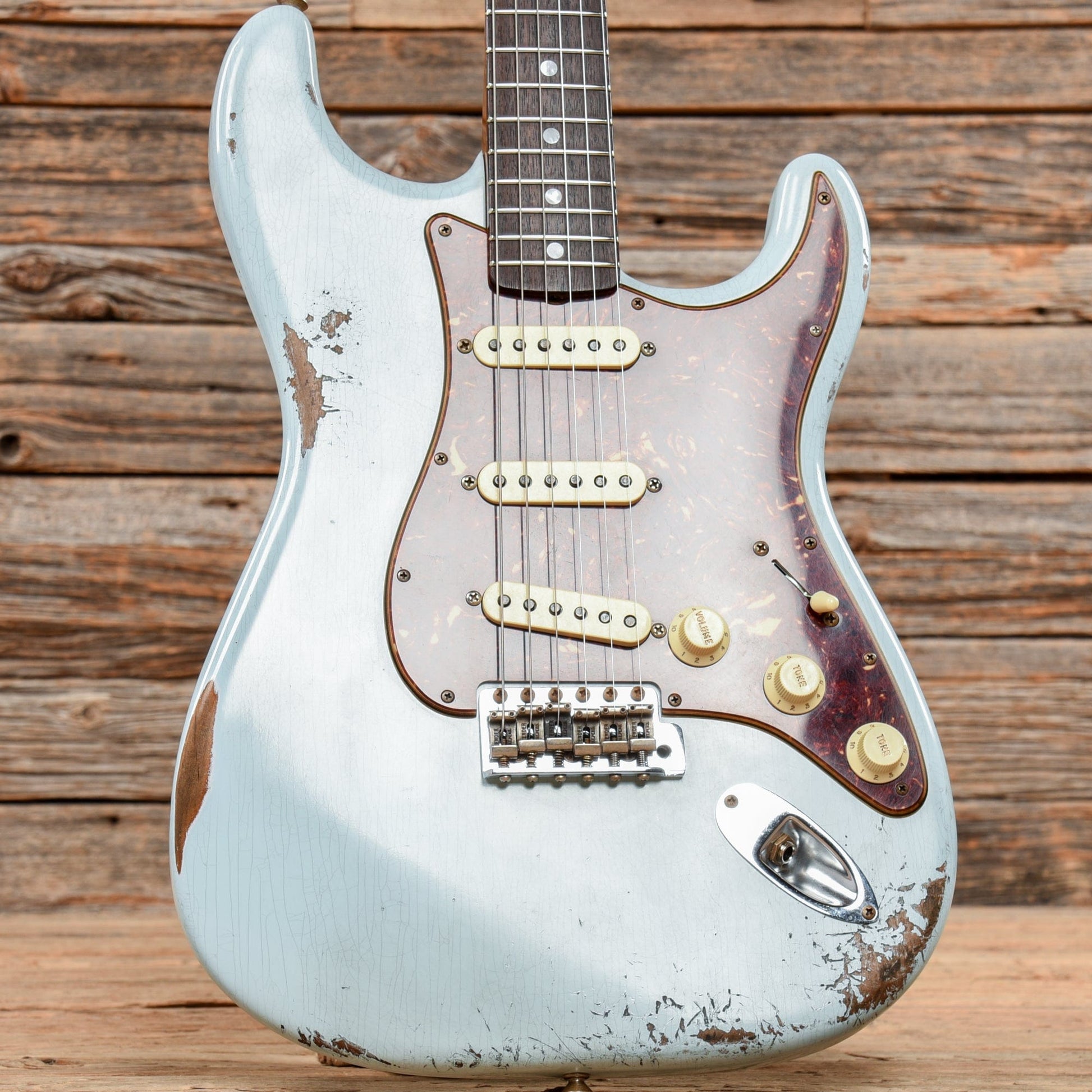 Fender Custom Shop Empire 1967 Stratocaster Relic Sonic Blue 2021 Electric Guitars / Solid Body