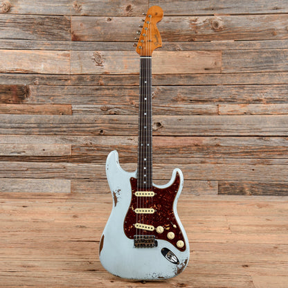Fender Custom Shop Empire 1967 Stratocaster Relic Sonic Blue 2021 Electric Guitars / Solid Body