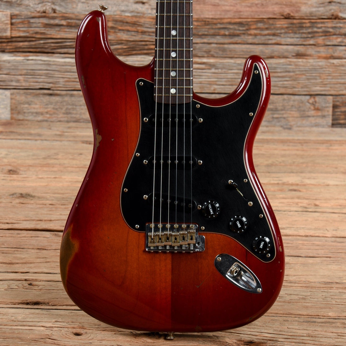 Fender Custom Shop Empire '67 Stratocaster Heavy Relic Cherry Sunburst Electric Guitars / Solid Body