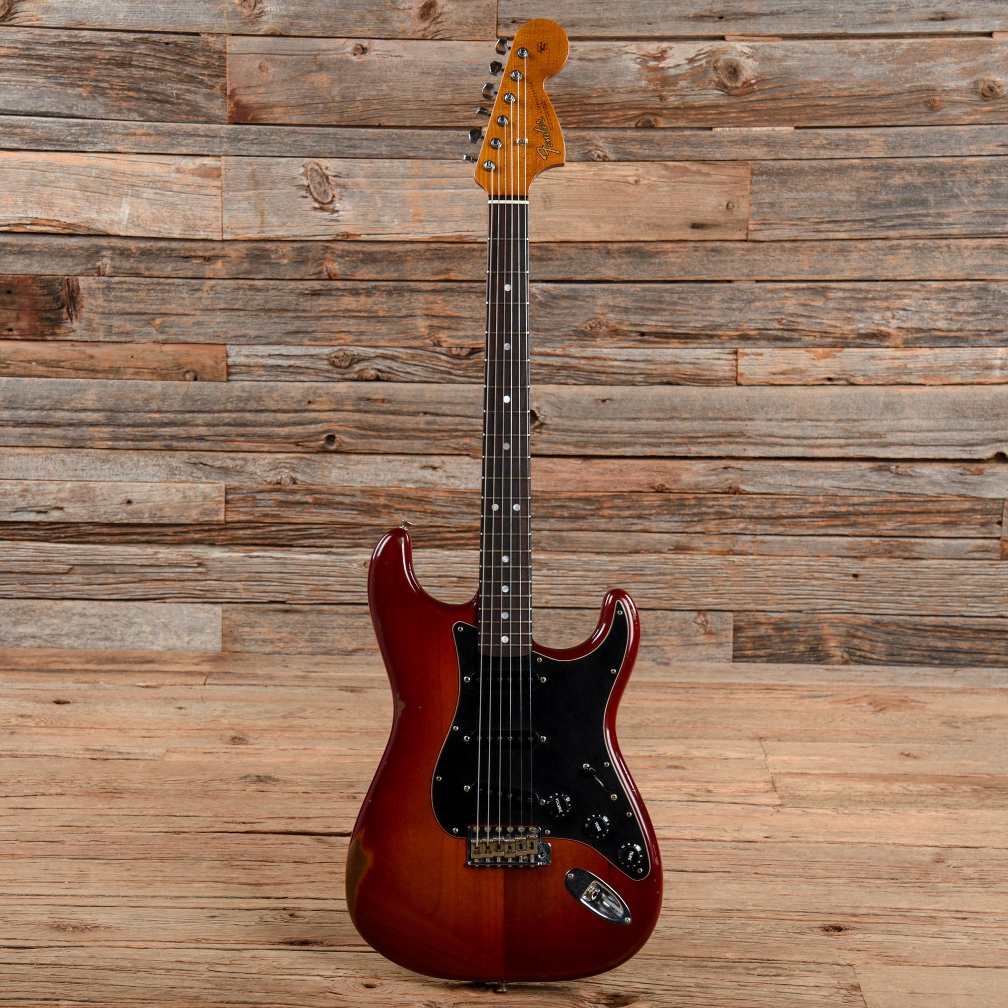 Fender Custom Shop Empire '67 Stratocaster Heavy Relic Cherry Sunburst Electric Guitars / Solid Body