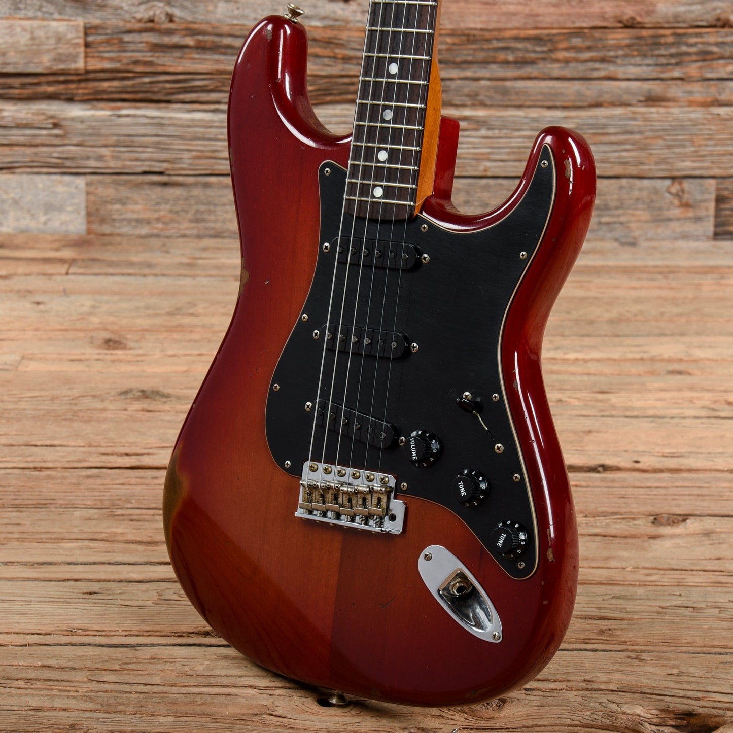 Fender Custom Shop Empire '67 Stratocaster Heavy Relic Cherry Sunburst Electric Guitars / Solid Body