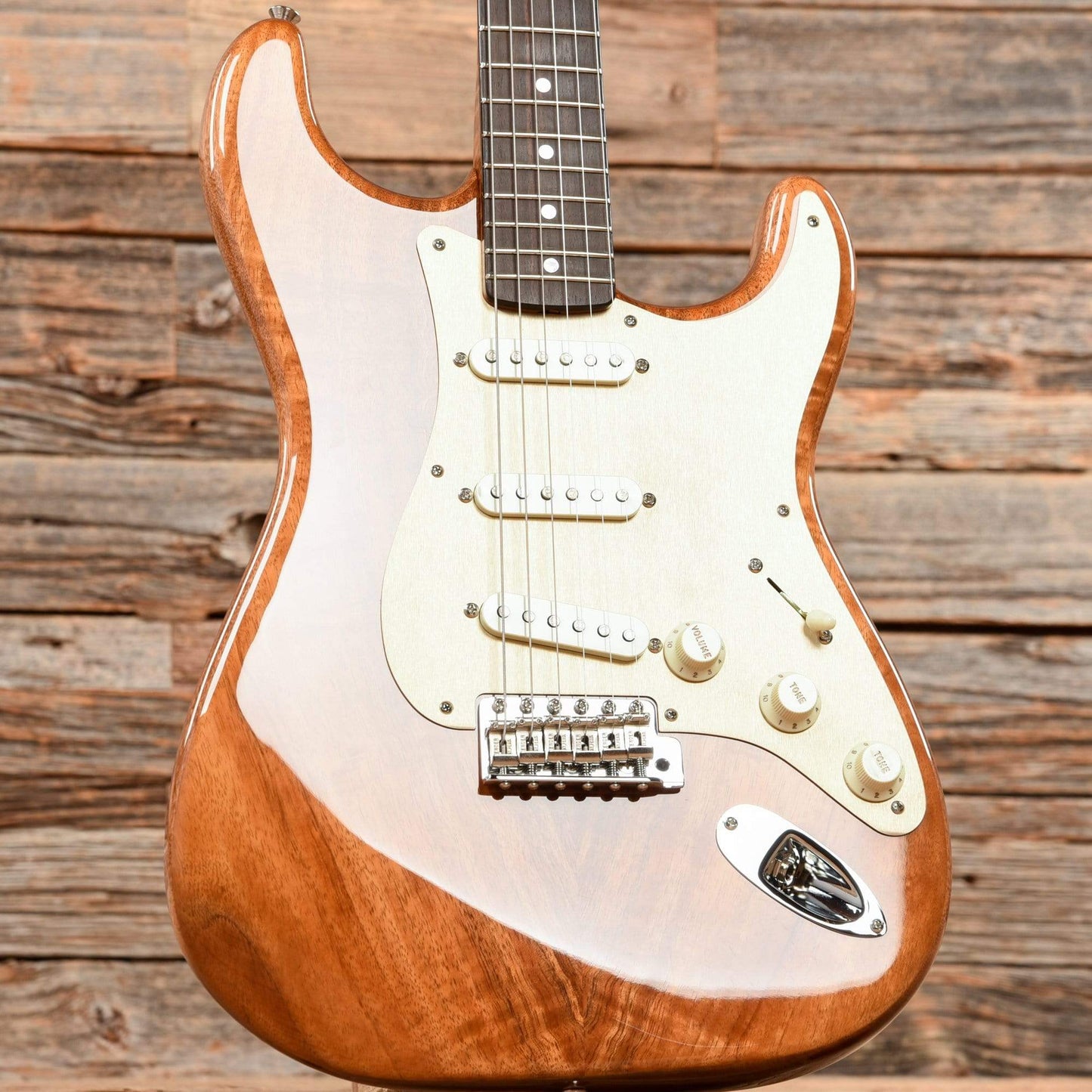 Fender Custom Shop Empire Koa Top Stratocaster Natural 2018 Electric Guitars / Solid Body