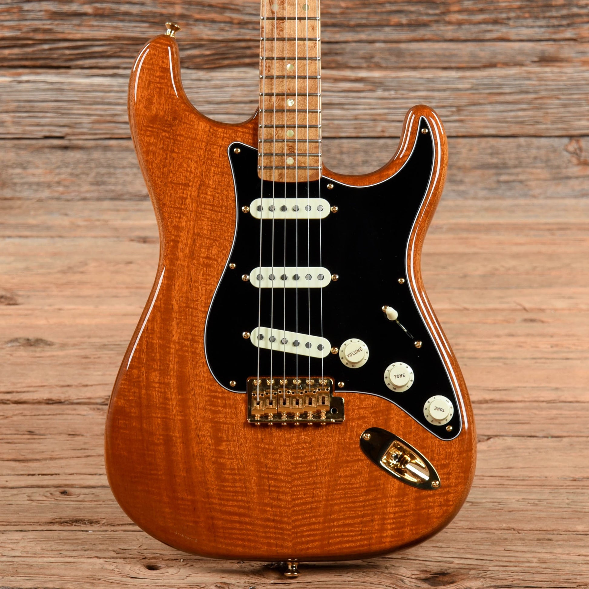 Fender Custom Shop Figured Mahogany Stratocaster Natural 2018 Electric Guitars / Solid Body