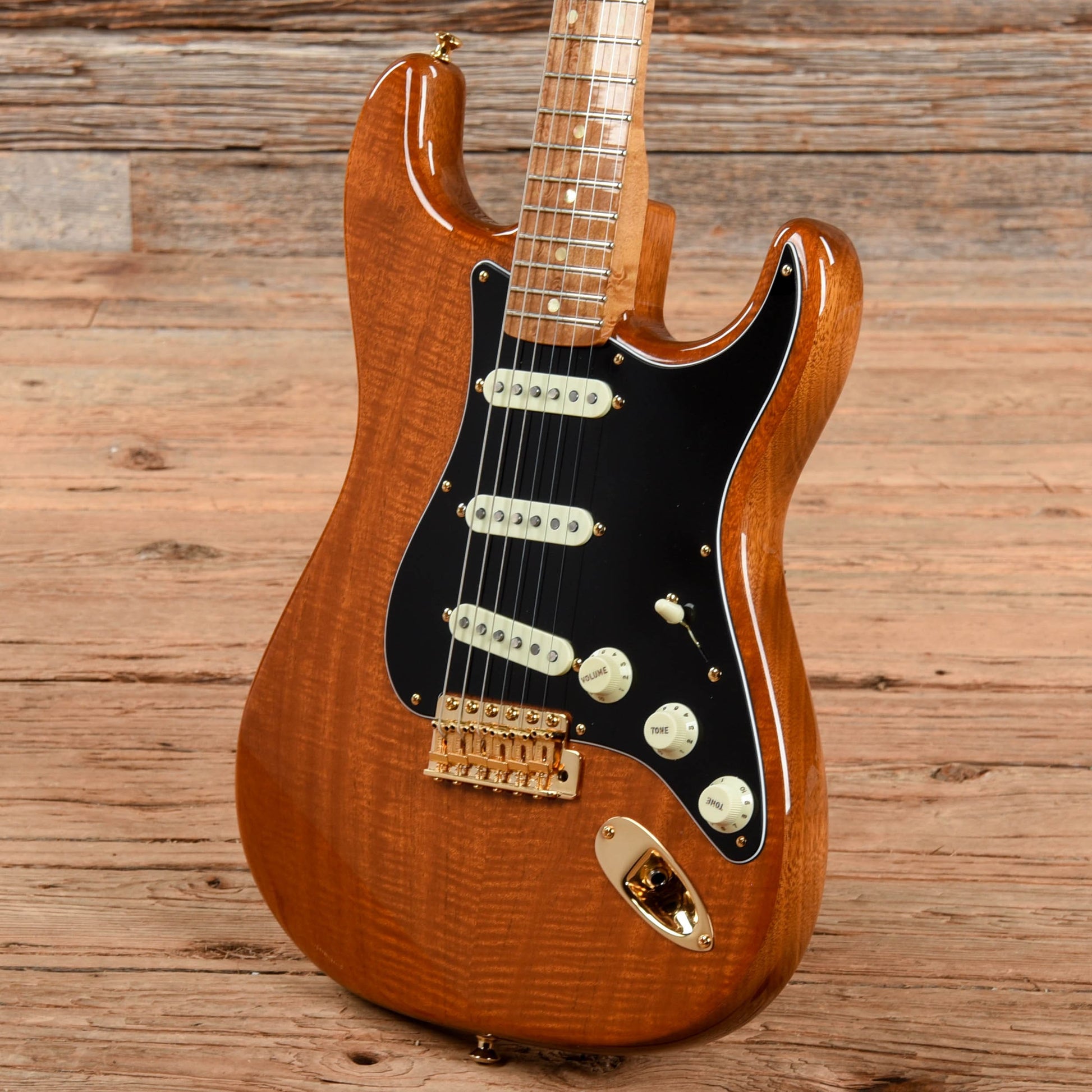 Fender Custom Shop Figured Mahogany Stratocaster Natural 2018 Electric Guitars / Solid Body