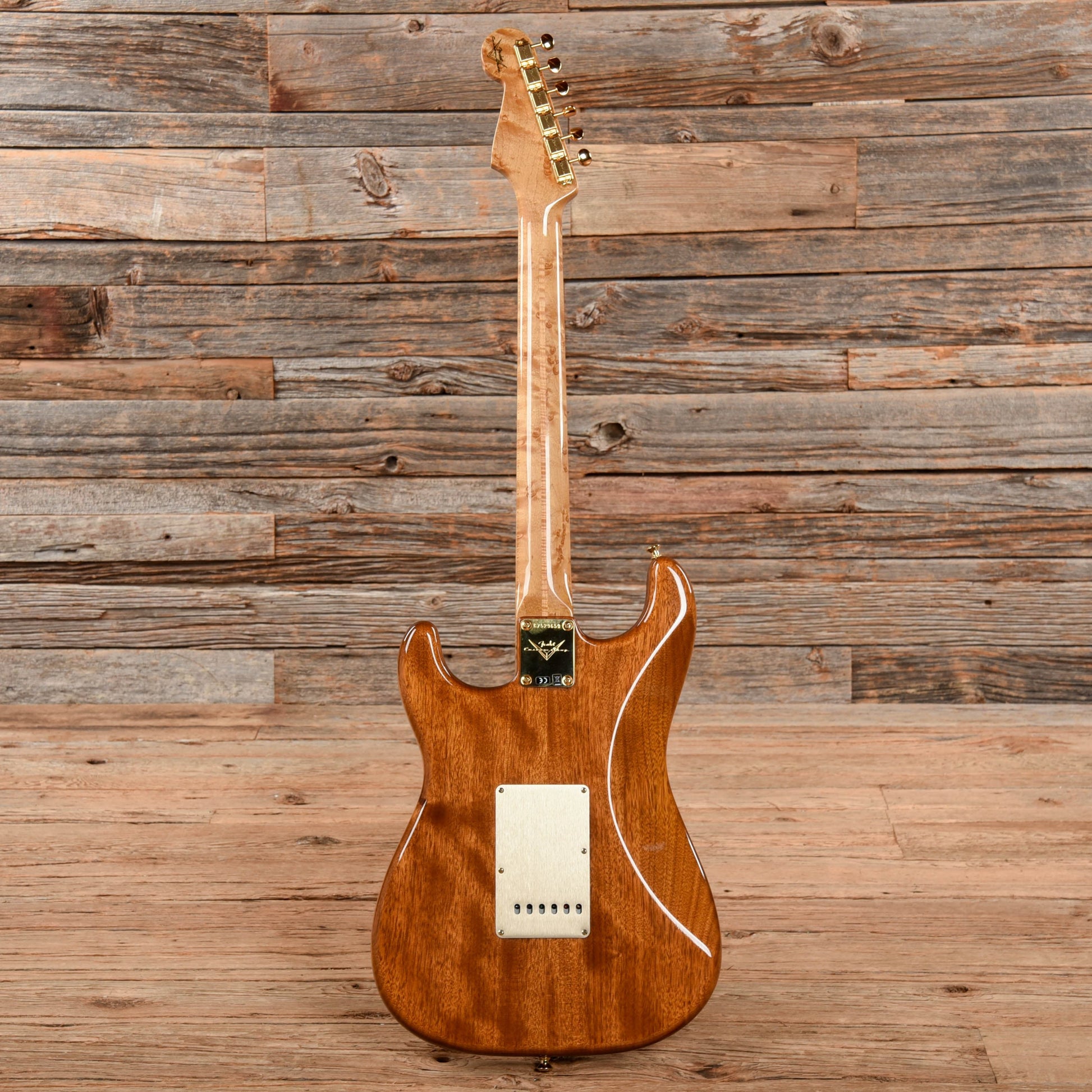 Fender Custom Shop Figured Mahogany Stratocaster Natural 2018 Electric Guitars / Solid Body