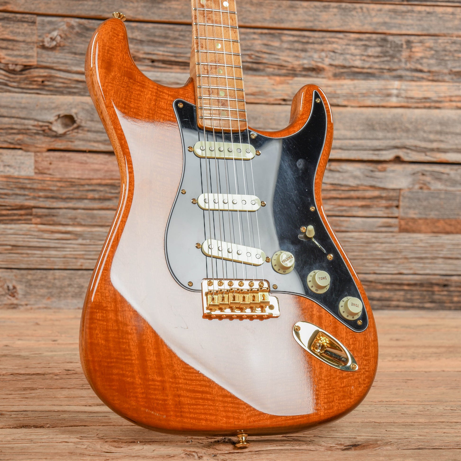 Fender Custom Shop Figured Mahogany Stratocaster Natural 2018 Electric Guitars / Solid Body