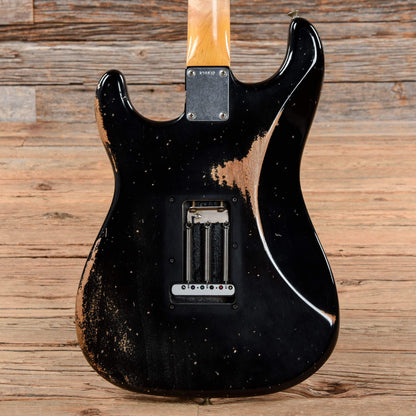 Fender Custom Shop Greg Fessler Masterbuilt 1964 Stratocaster Heavy Relic Black 2019 Electric Guitars / Solid Body