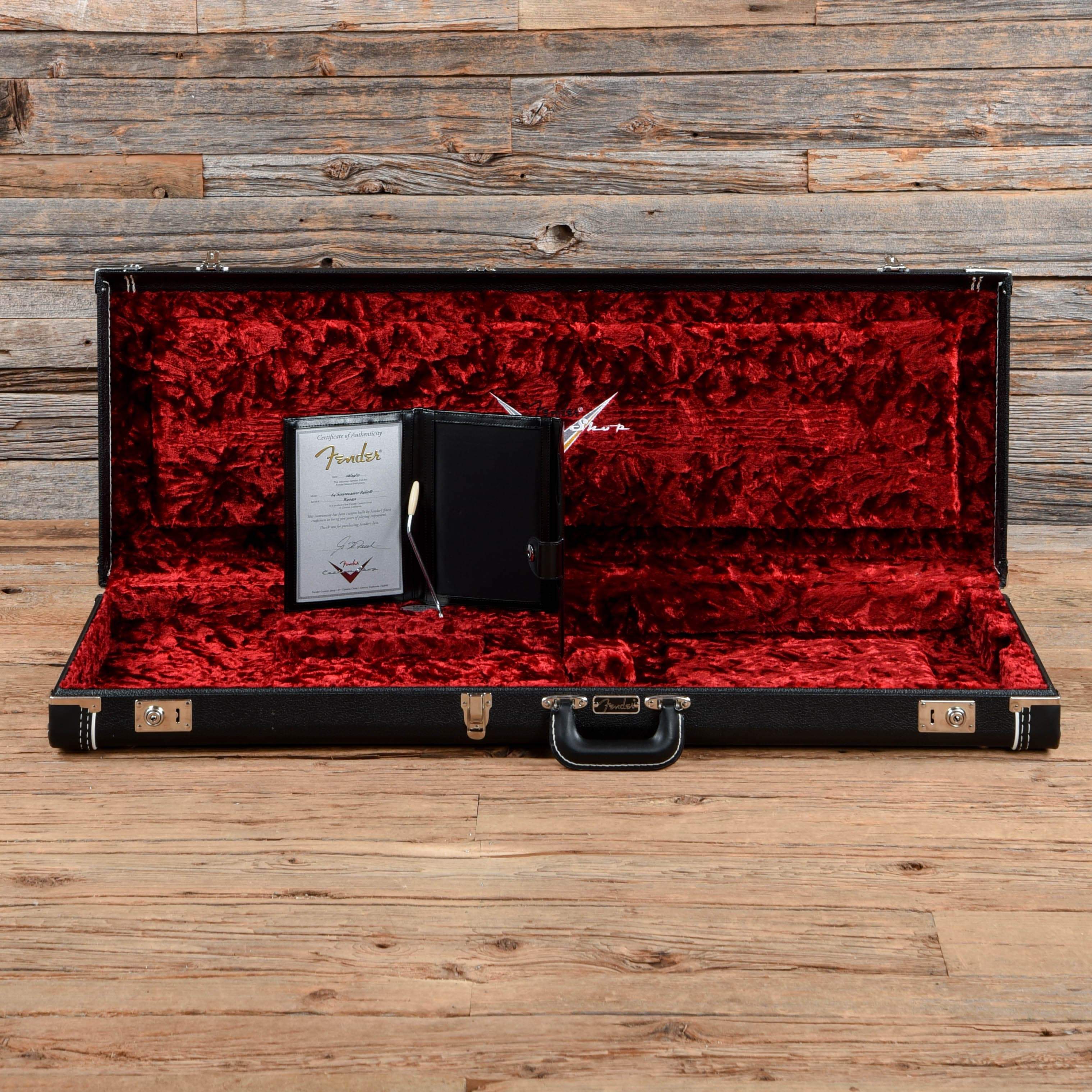 Fender Custom Shop Greg Fessler Masterbuilt 1964 Stratocaster Heavy Relic Black 2019 Electric Guitars / Solid Body