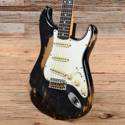 Fender Custom Shop Greg Fessler Masterbuilt 1964 Stratocaster Heavy Relic Black 2019 Electric Guitars / Solid Body