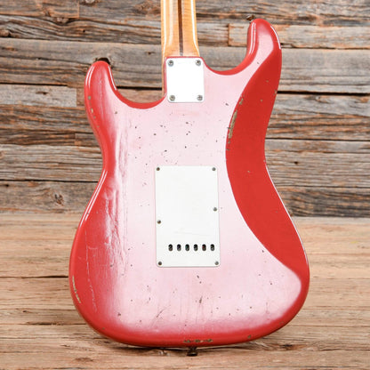 Fender Custom Shop Jason Smith Masterbuilt 1957 Stratocaster Relic Fiesta Red Electric Guitars / Solid Body