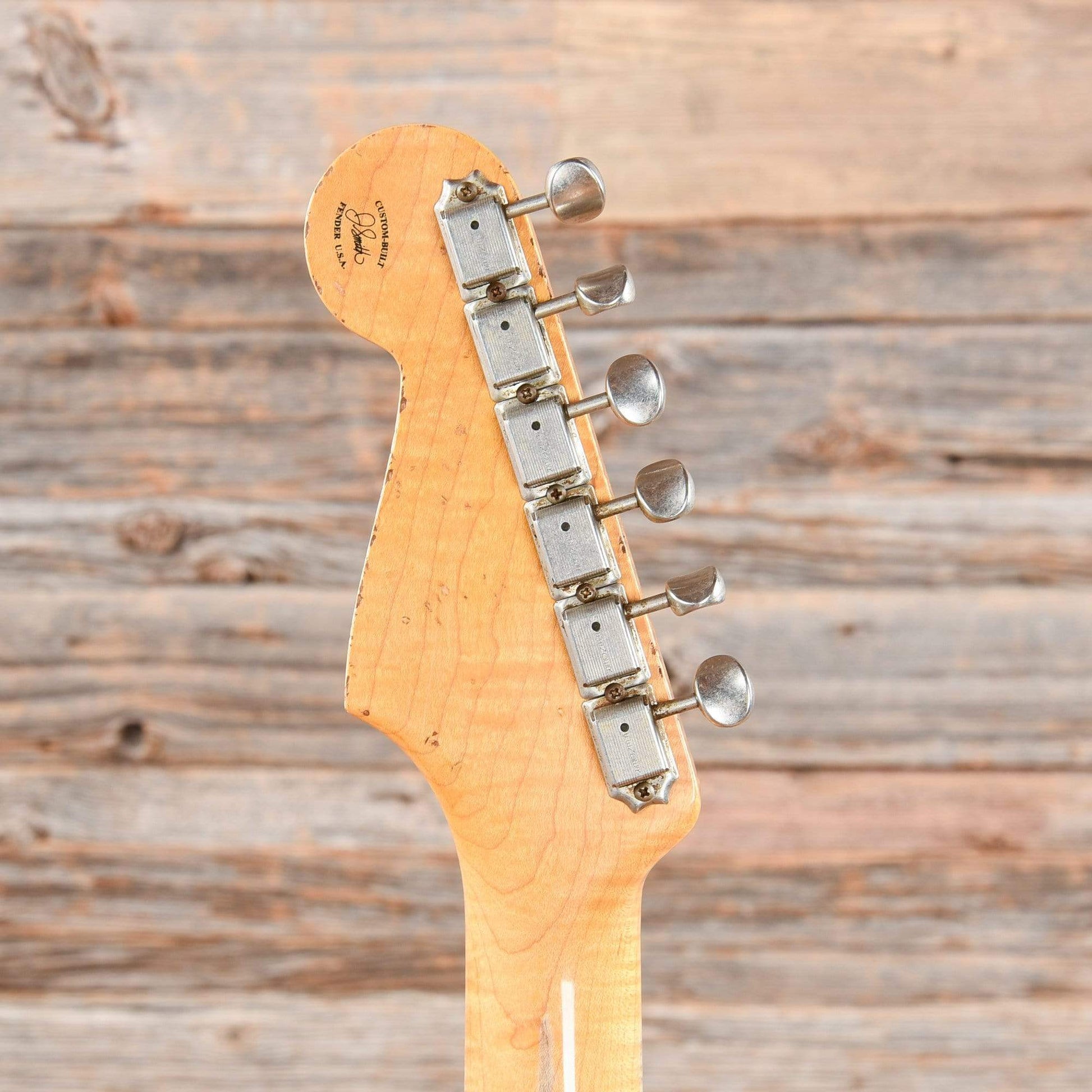 Fender Custom Shop Jason Smith Masterbuilt 1957 Stratocaster Relic Fiesta Red Electric Guitars / Solid Body