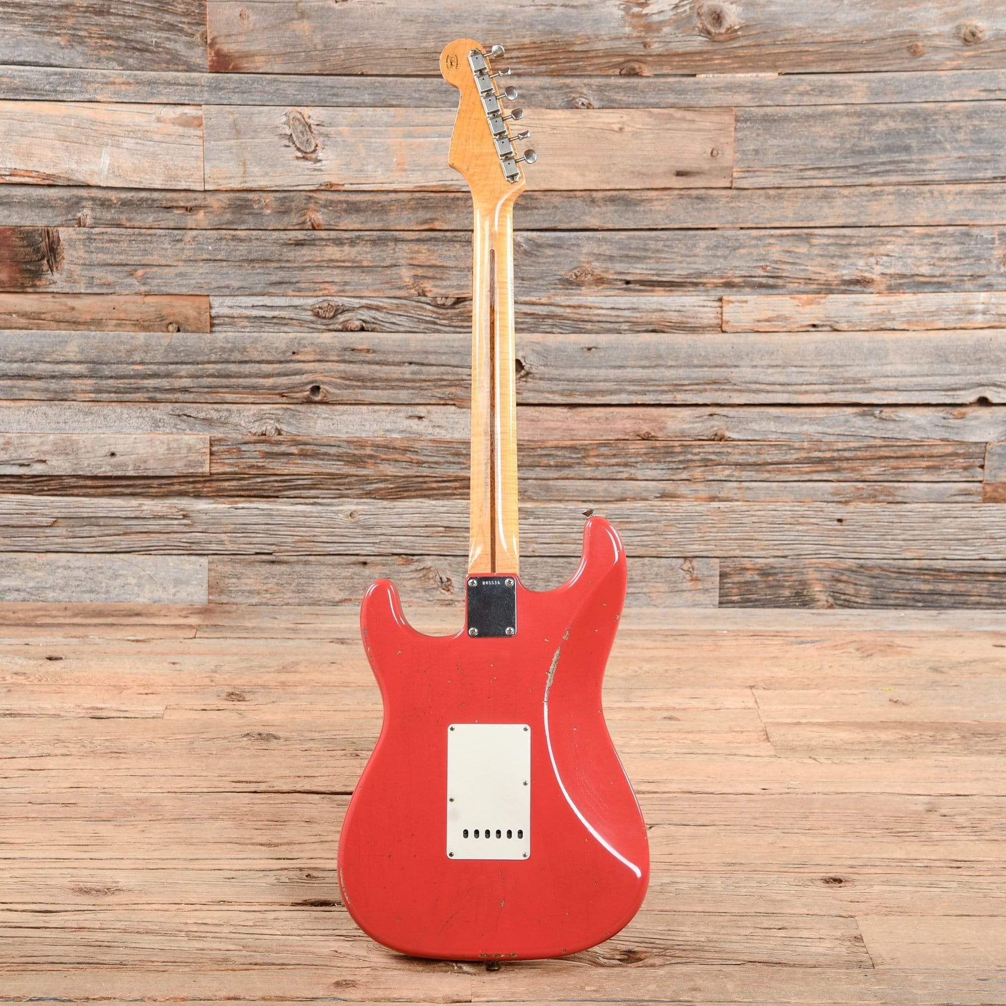 Fender Custom Shop Jason Smith Masterbuilt 1957 Stratocaster Relic Fiesta Red Electric Guitars / Solid Body