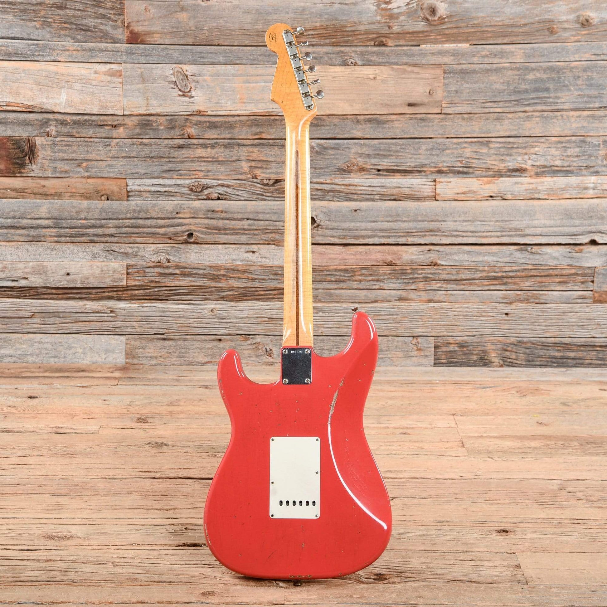 Fender Custom Shop Jason Smith Masterbuilt 1957 Stratocaster Relic Fiesta Red Electric Guitars / Solid Body