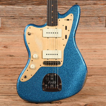 Fender Custom Shop Jazzmaster Blue Sparkle 2022 LEFTY Electric Guitars / Solid Body