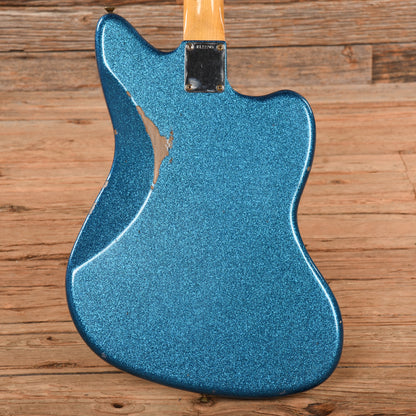 Fender Custom Shop Jazzmaster Blue Sparkle 2022 LEFTY Electric Guitars / Solid Body
