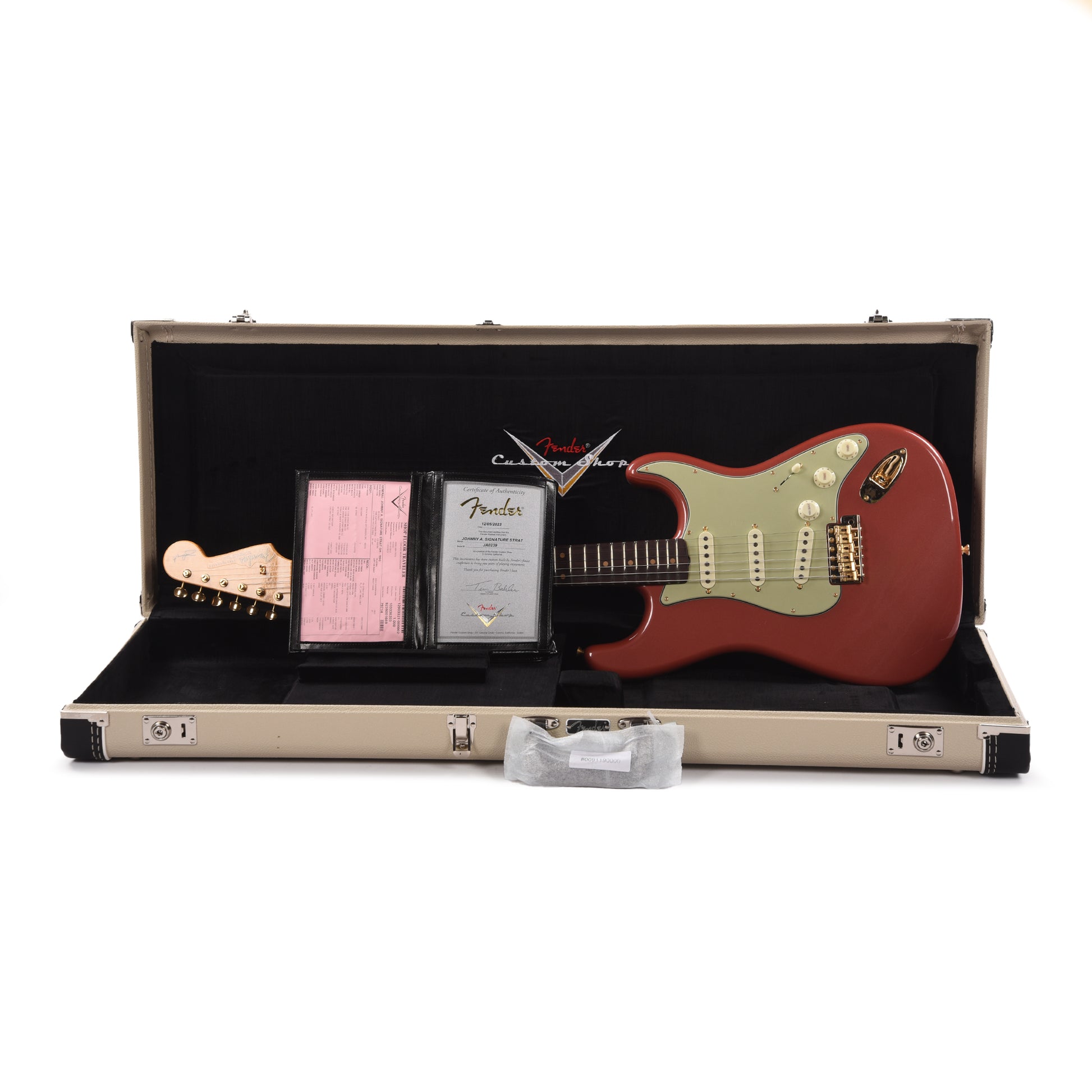 Fender Custom Shop Johnny A. Signature Stratocaster Sunset Glow Metallic w/Gold Hardware Electric Guitars / Solid Body