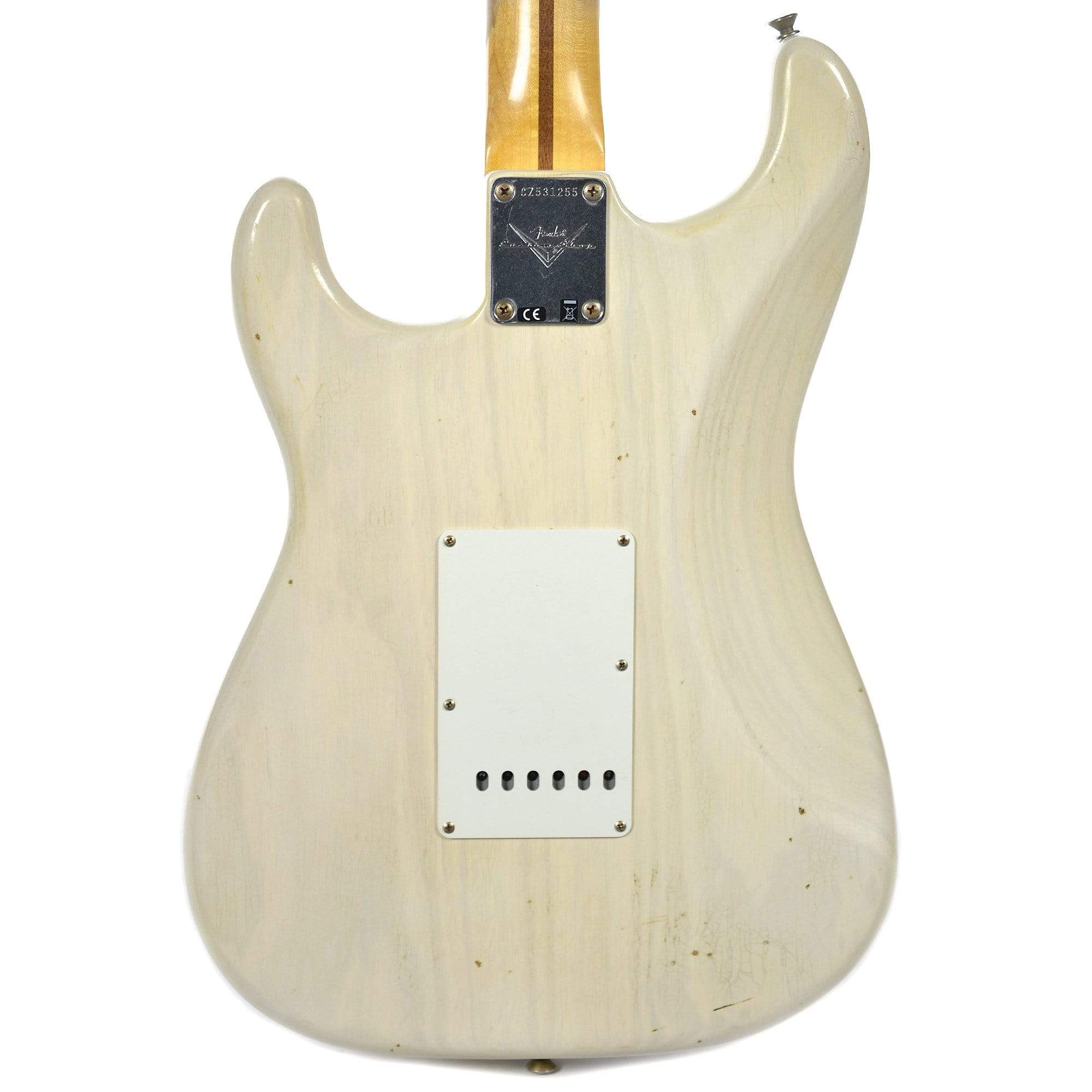 Fender Custom Shop Journeyman Relic Eric Clapton Signature Stratocaster Aged White Blonde Electric Guitars / Solid Body