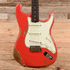 Fender Custom Shop Limited 1959 Stratocaster Roasted Heavy Relic Aged Fiesta Red 2017 Electric Guitars / Solid Body