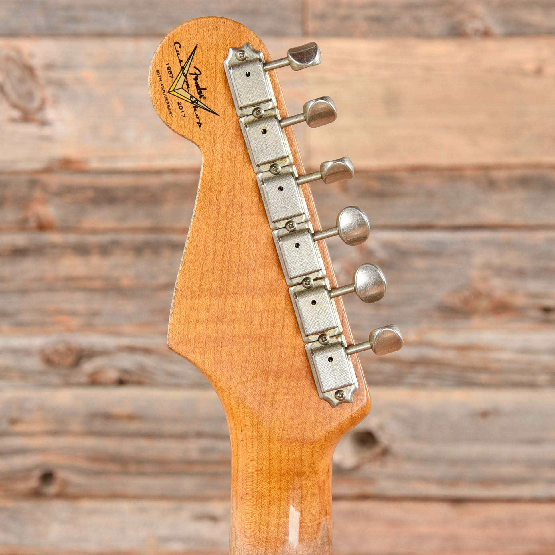 Fender Custom Shop Limited 1959 Stratocaster Roasted Heavy Relic Aged Fiesta Red 2017 Electric Guitars / Solid Body