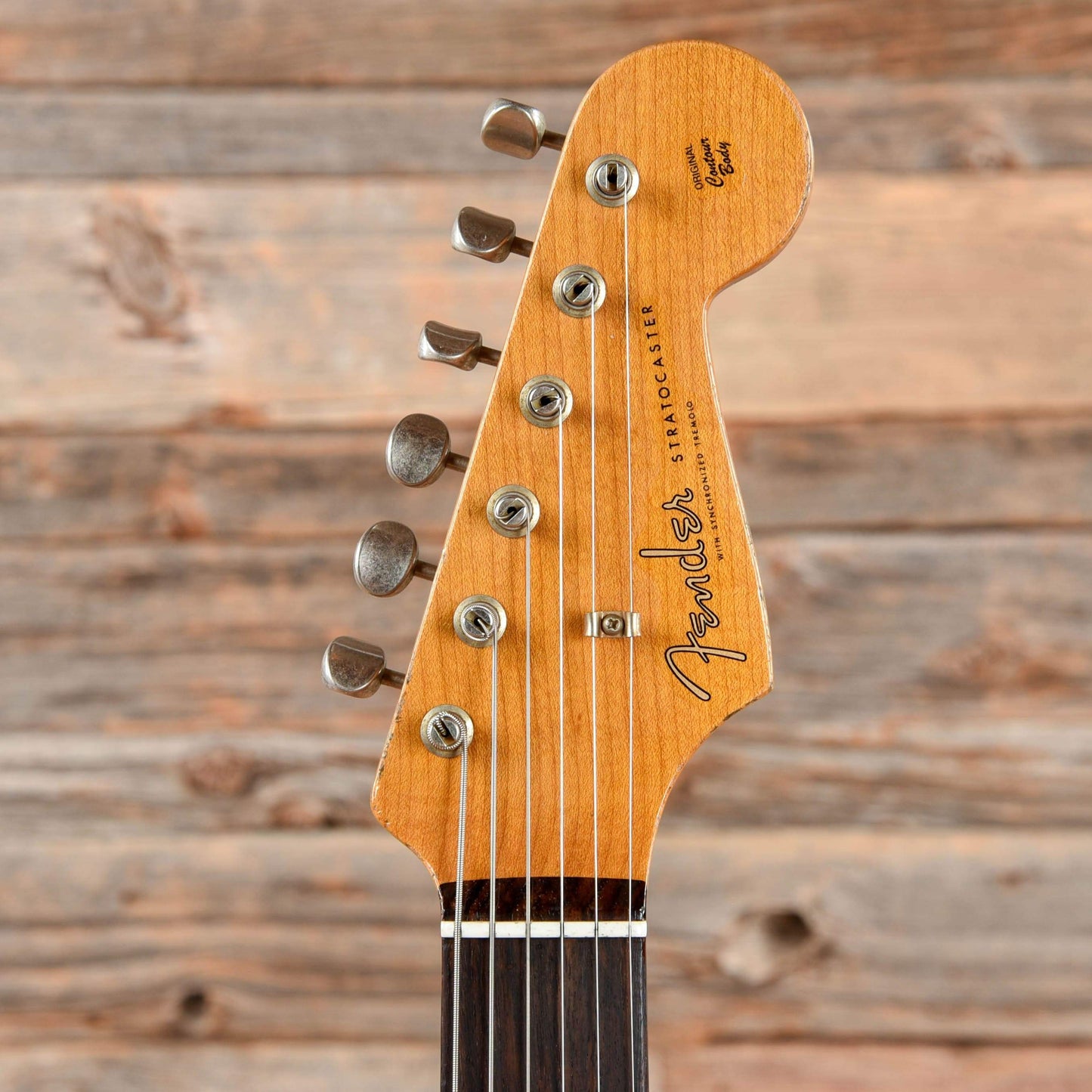 Fender Custom Shop Limited 1959 Stratocaster Roasted Heavy Relic Aged Fiesta Red 2017 Electric Guitars / Solid Body