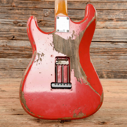 Fender Custom Shop Limited 1959 Stratocaster Roasted Heavy Relic Aged Fiesta Red 2017 Electric Guitars / Solid Body
