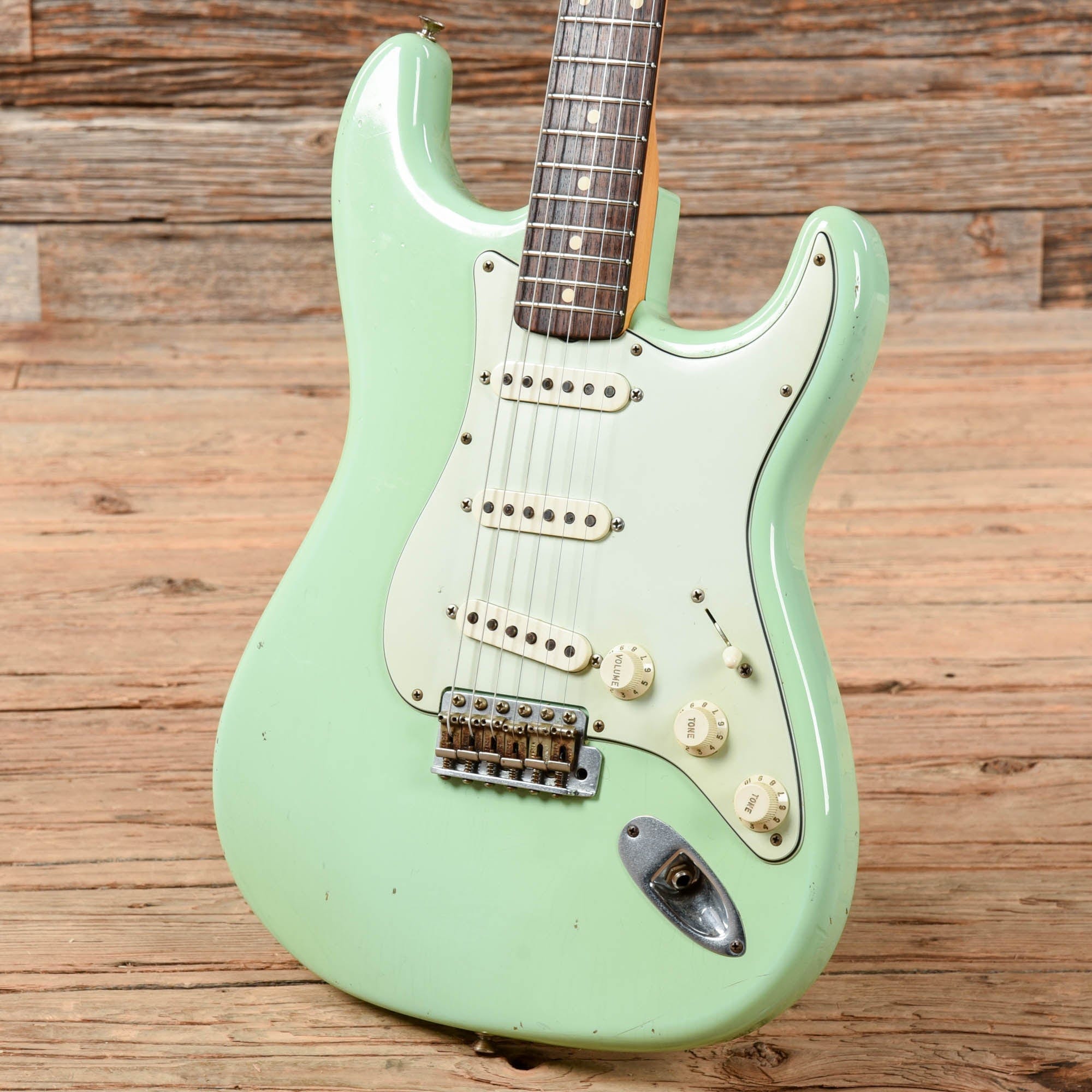 Fender Custom Shop Limited Dealer Select 60s Reissue Stratocaster Relic Surf Green 2005 Electric Guitars / Solid Body