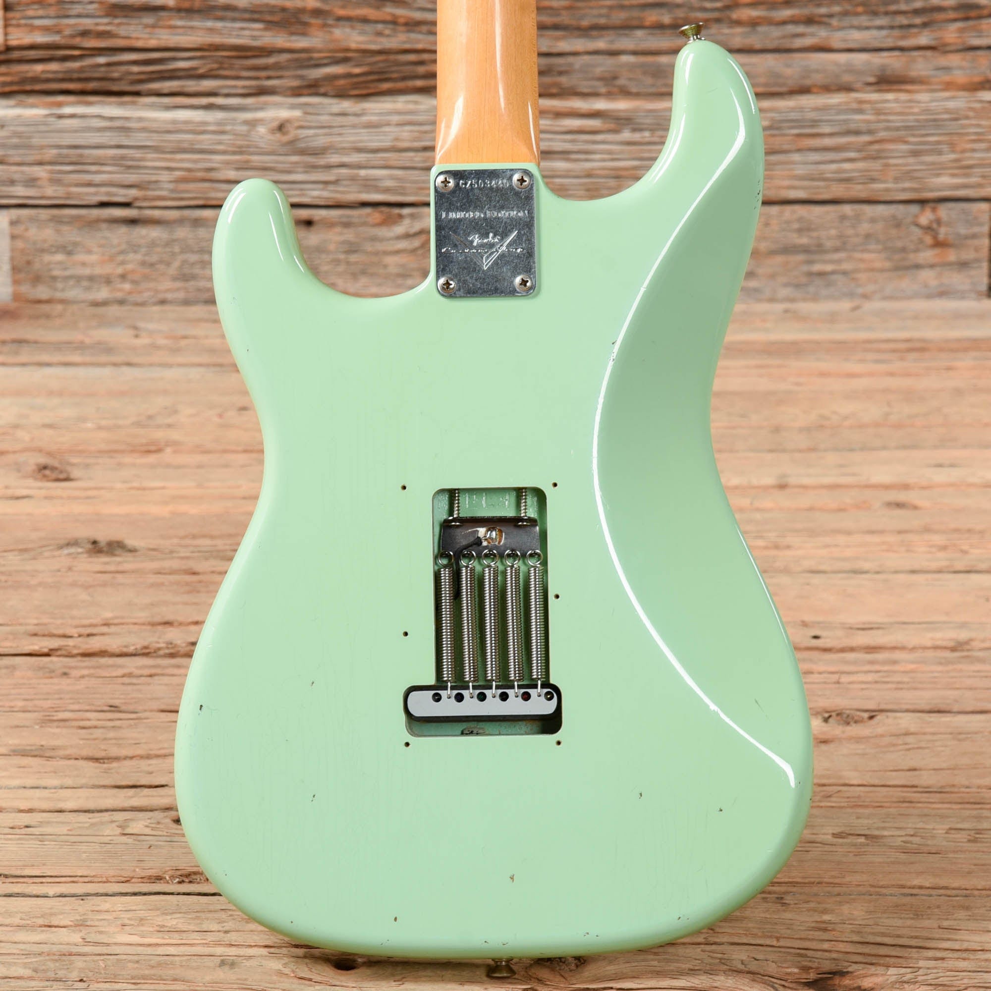 Fender Custom Shop Limited Dealer Select 60s Reissue Stratocaster Relic Surf Green 2005 Electric Guitars / Solid Body