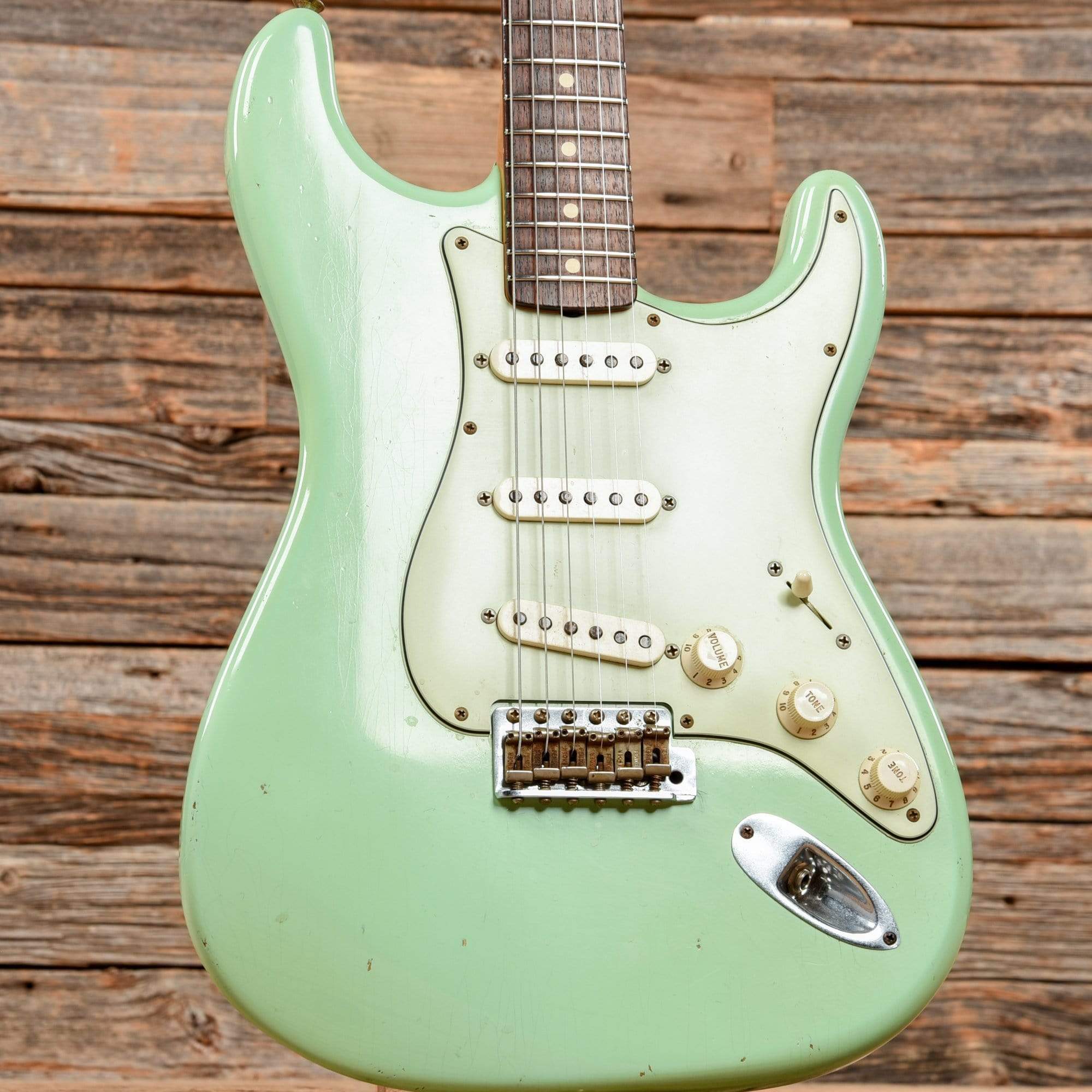 Fender Custom Shop Limited Dealer Select '60s Stratocaster Relic Surf Green 2005 Electric Guitars / Solid Body