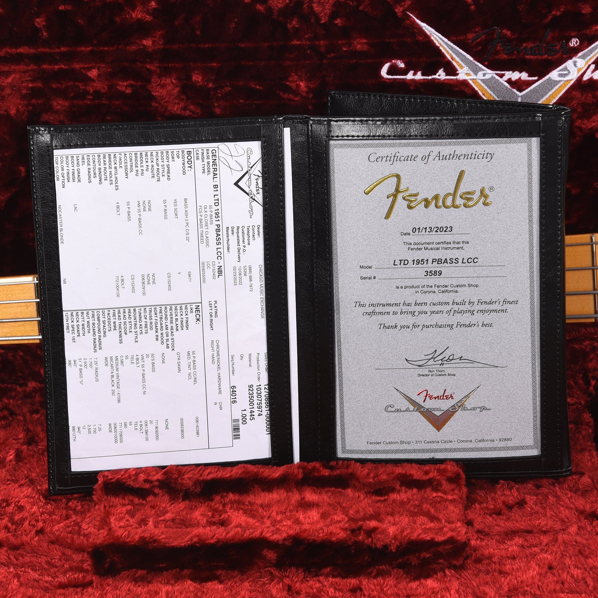 Fender Custom Shop Limited Edition 1951 Precision Bass Deluxe Closet Classic Nocaster Blonde Electric Guitars / Solid Body