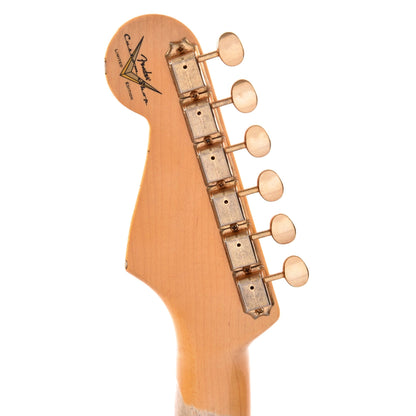 Fender Custom Shop Limited Edition 1955 Bone Tone Stratocaster Relic Wide Fade 2-Color Sunburst Electric Guitars / Solid Body