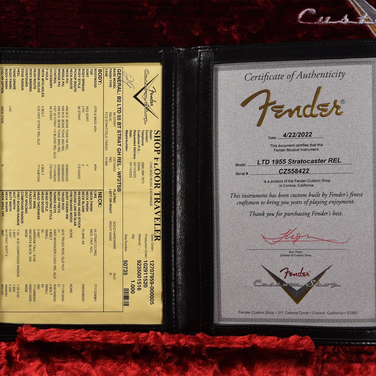 Fender Custom Shop Limited Edition 1955 Bone Tone Stratocaster Relic Wide Fade 2-Color Sunburst Electric Guitars / Solid Body