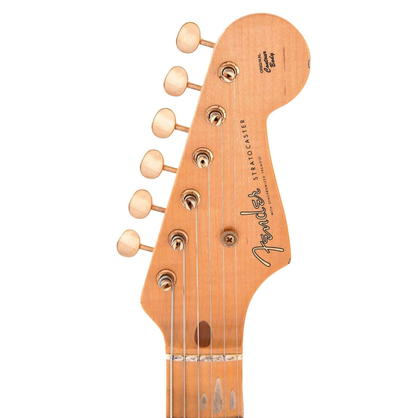 Fender Custom Shop Limited Edition 1955 Bone Tone Stratocaster Relic Wide Fade 2-Color Sunburst Electric Guitars / Solid Body
