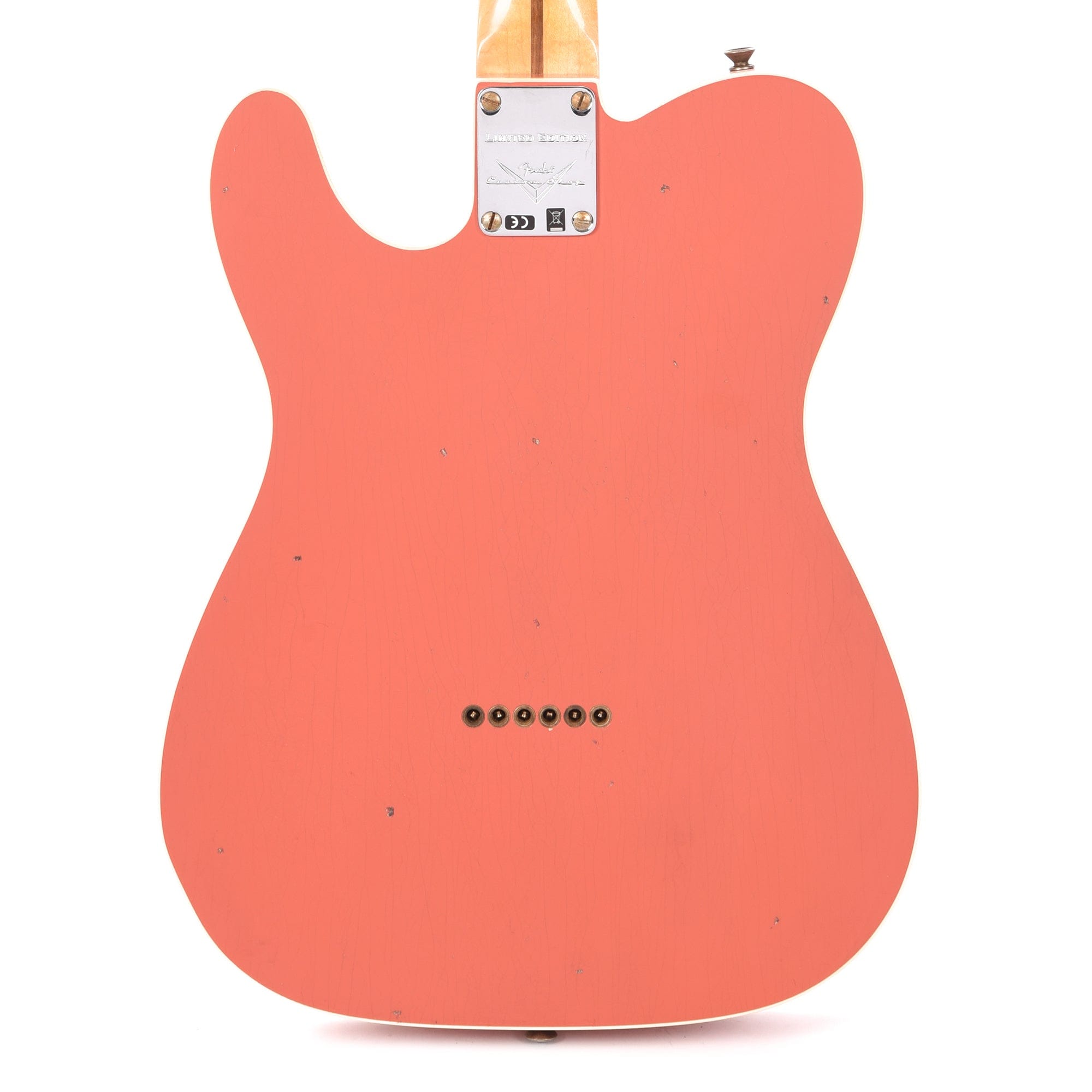 Fender Custom Shop Limited Edition '50s Twisted Tele Custom Journeyman Relic Aged Tahitian Coral Electric Guitars / Solid Body