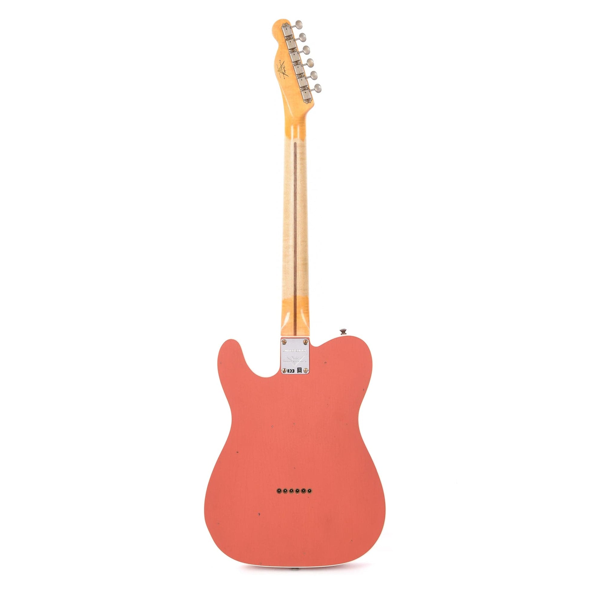 Fender Custom Shop Limited Edition '50s Twisted Tele Custom Journeyman Relic Aged Tahitian Coral Electric Guitars / Solid Body