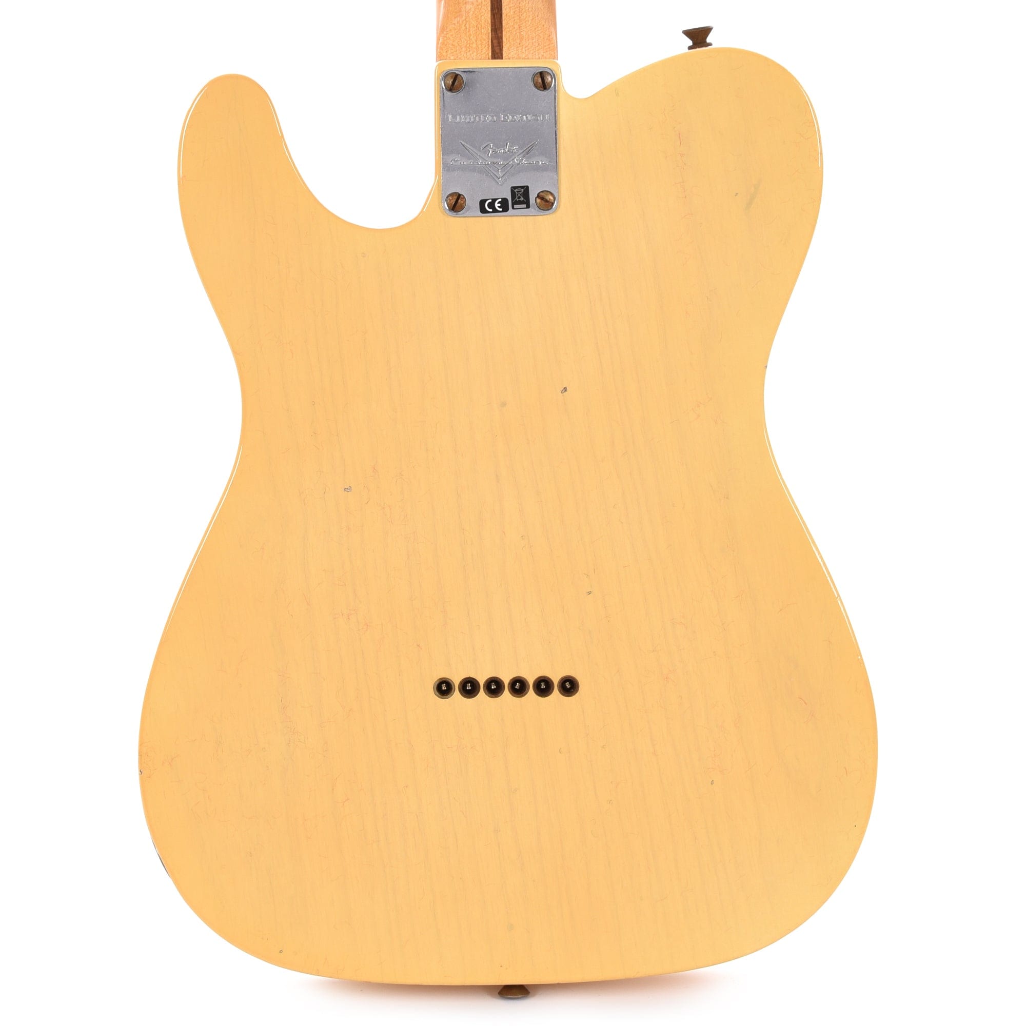 Fender Custom Shop Limited Edition '51 Telecaster Journeyman Aged Nocaster Blonde Electric Guitars / Solid Body