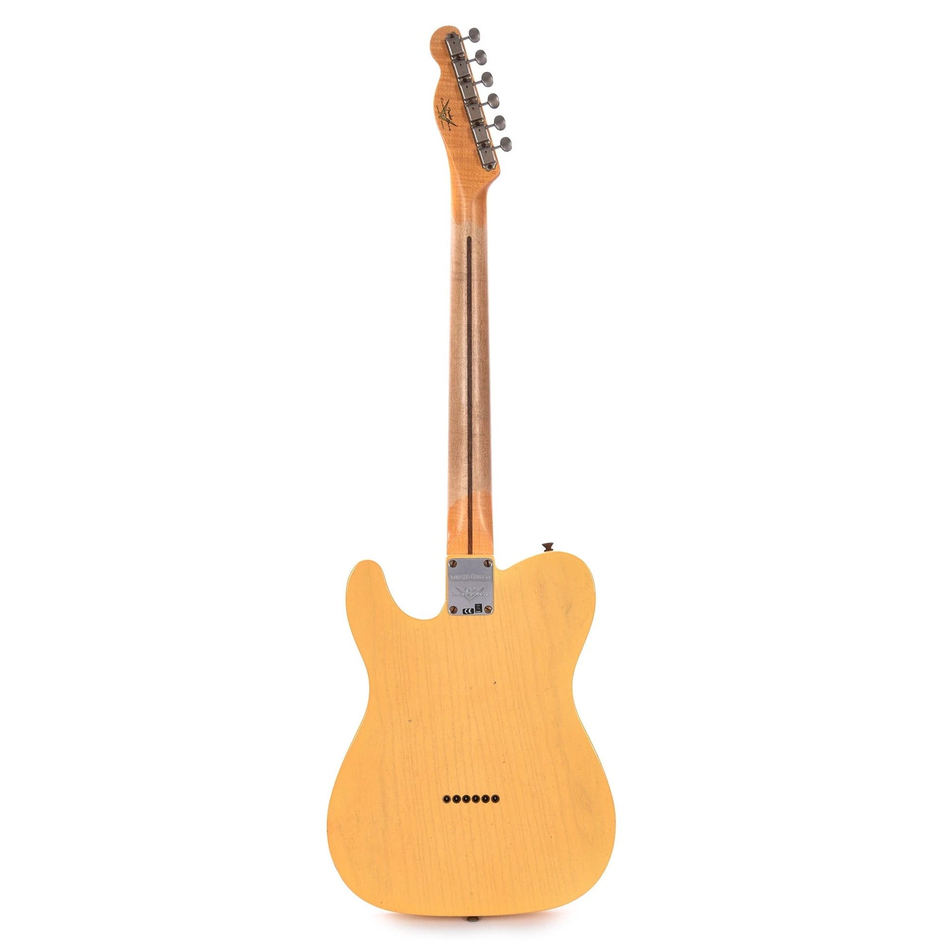 Fender Custom Shop Limited Edition '51 Telecaster Journeyman Aged Nocaster Blonde Electric Guitars / Solid Body