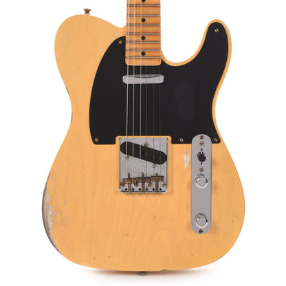 Fender Custom Shop Limited Edition '51 Telecaster Relic Maple Neck Aged Nocaster Blonde Electric Guitars / Solid Body